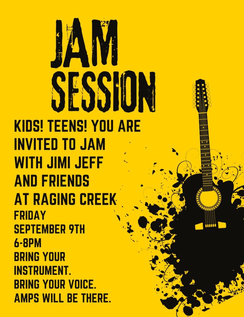 Jimi Jeff Jam Session at Raging Creek Pub Willow Creek, CA Fri Sept 9, 2022